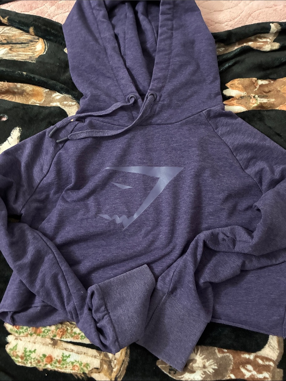Gymshark Purple Hoodie with Subtle Logo